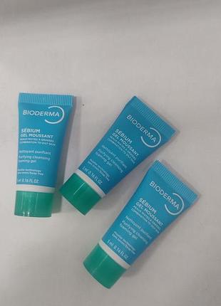 Bioderma sebium gel moussant гель для вмивання комбінований жирний тип