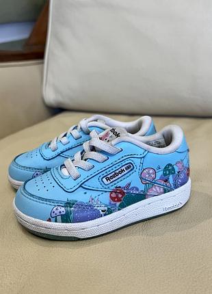 Reebok кросівки peppa pig розмір 4 стелька 12.5 стан до нових, шнурки еластичні