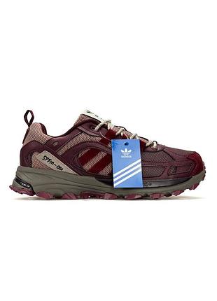 Кроссовки мужские adidas shadowturf, бордовые кроссовки адидас, демисезонные