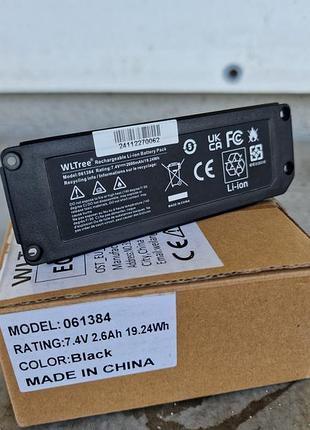 Wltree - батарейка для беспроводной колонки bose soundlink mini серии 061384, 061385, 061386. 7,4 в, 2600 мач / 19,24 вт*ч
