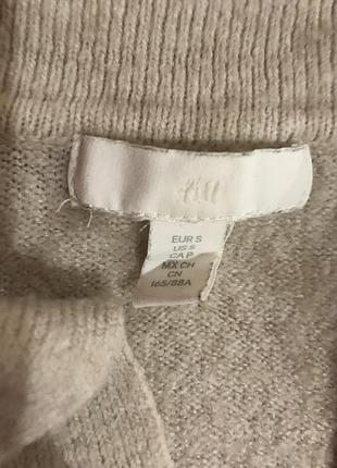 Джемпер поло h&m шерсть 6