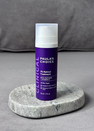 Интенсивный антивозрастной крем из 1% ретинола paula's choice clinical 1% retinol treatment 30 мл
