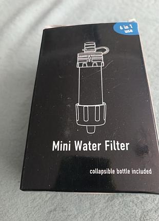 Портативный полевой мини-фильтр для воды