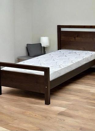 Ліжко з натурального дерева для готелів і закладів naturasleep pro лдг068