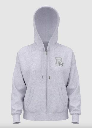 Худі жіноче фліс victorias secret. цвет: medium heather grey spring (7fbq).
