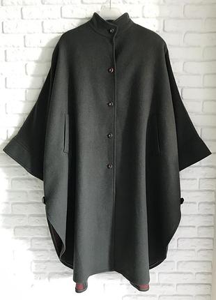 Шикарное пальто кейп «christamoden» 💯% pure new wool