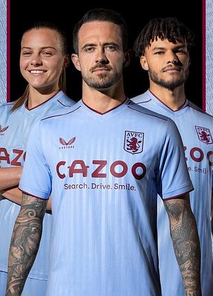 Футбольна футболка castore aston villa fc 2022-23