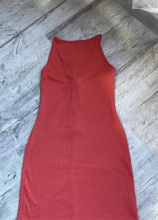 Сукня коралового кольору river island, розмір m/l
