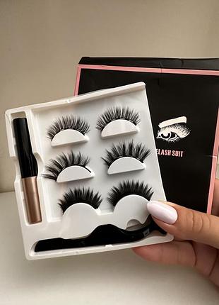 Революционный набор магнитных ресниц eyelash suit — роскошный и распахнутый взгляд за 2 минуты без поездок к лешмейкеру!
