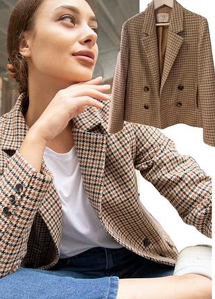 Жакет для девочки zara 152 блейзер в школу двубортный пиджак косуха