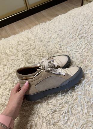 Кеды 👟 кроссы женские стильные кожа практичные. one by one