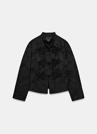 Жакет из жакарда zw collection