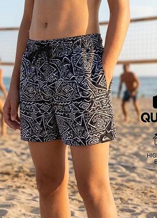 Підліткові пляжні шорти quiksilver (австралія) — розмір l / 14 - 16 років (158-164 см)