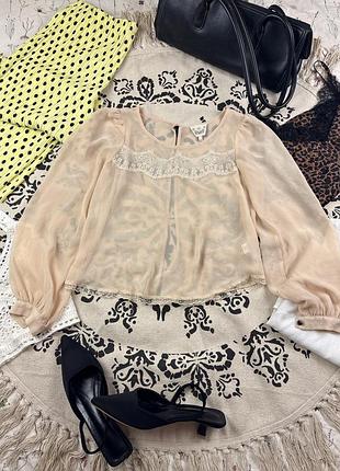 Брендова ніжна шифонова блуза river island🤍