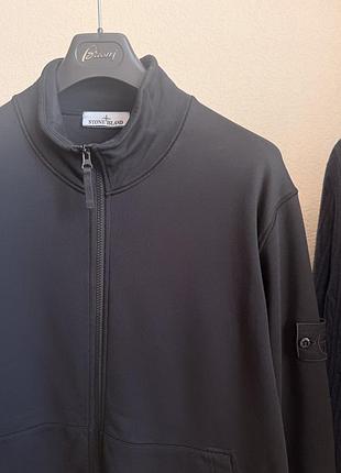 Кофта stone island zip-up sweatershirt hoodie + ghost patch 2