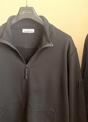 Кофта stone island zip-up sweatershirt hoodie + ghost patch 3