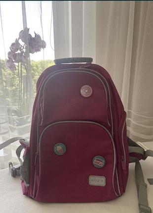 Шкільний рюкзак для дівчинки kite education smart 702-1 рожевий