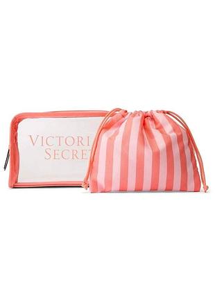 Косметичка 2 в 1 victoria's secret з принтом