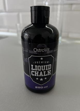 Рідка магнезія ostrovit premium liquid chalk 250 ml для спорту