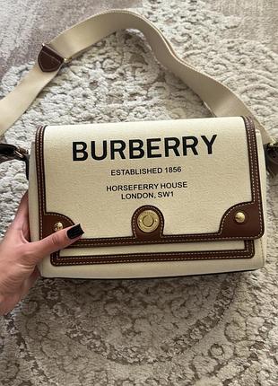 Сумка burberry, нова, молочного кольору,