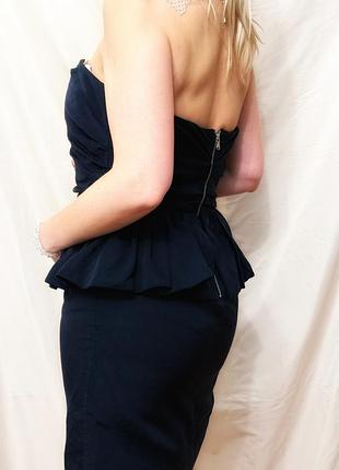 Marc by marc jacobs normandy blue  шовк, дизайнерська коктейльна сукня, us 8