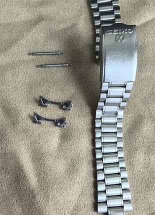 Оригинальный браслет до часов seiko 18 мм (end links b1568-e), длина 25.5 см