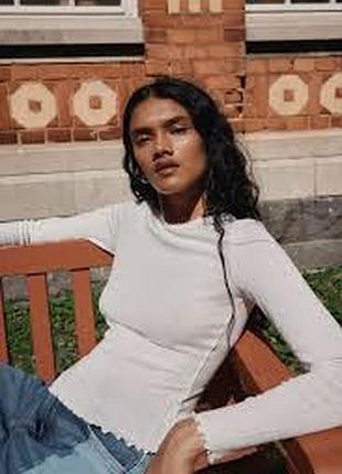 Базовий лонгслів водолазка h&m,p. xl