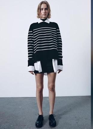 Свитер женский в полоску от zara