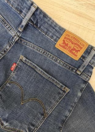 Жіночі темно сині джинси скінні levis