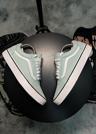 Кеди vans old skool color theory, м'ятні, розмір 39