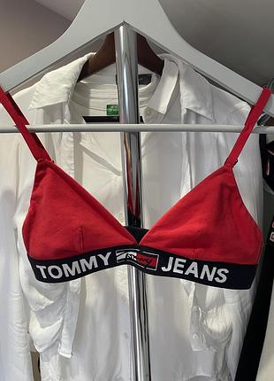 Новий брендовий топ-бралетт tommy jeans (tommy hilfiger)