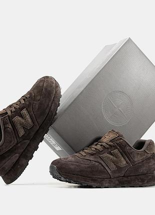 New balance 574 x stone island
