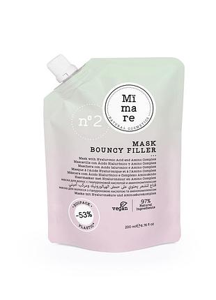 Маска для волосся з гіалуроновою кислотою та амінокомплексом mimare bouncy filler mask 200 і 480 мл