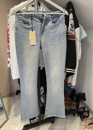 Нові джинси кльош scotch & soda the glow high-rise bootcut (розмір 26/32) з бірками