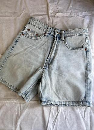 Шорти джинсові бермуди блакитні zara