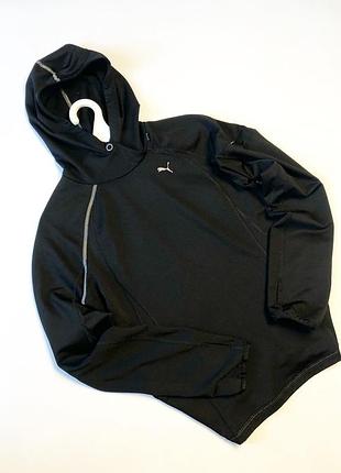 Спортивне технологічне худі puma (чорне)
​стильне спортивне худі puma з функціональної дихаючої тканини.