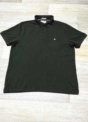 Мужская брендовая футболка поло jack wills , l-xl .