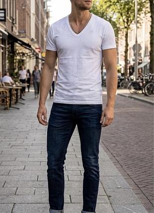 Чоловіча футболка g-star raw (біла) l/xl