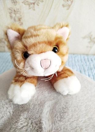 Мягкая игрушка рыжий котенок animal alley оригинал toys r us винтаж