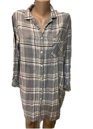 Женская пижамная рубашка george размера m из мягкой ткани cotton + viscose