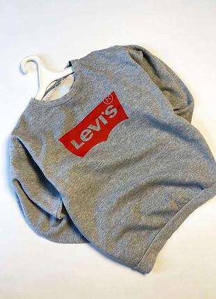 Світшот levi's batwing logo (сірий меланж)
классический базированный свитшот от культового бренда levi's в универсальном сером цвете.