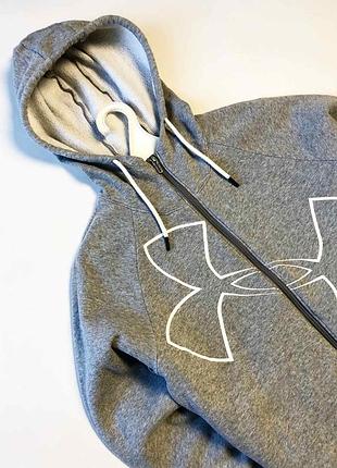 Зипка / зип-худи under armour (серый меланж)
стильное и удобное спортивное зип-худи на молнии от under armour в классическом сером цвете.