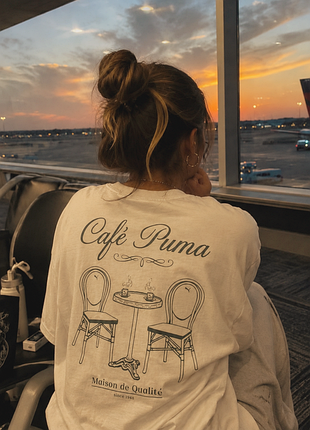 Футболка оверсайз cafe puma