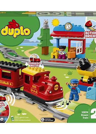Конструктор lego duplo поїзд на паровій тязі