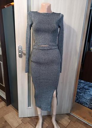 Костюм zara кофта+юбка