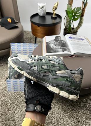 Asics gel-nyc beige grey green