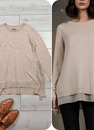 Джемпер allsaints тонкої вʼязки з шерсті меріноса р.м