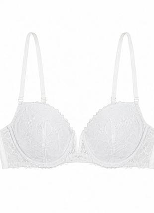 Бюстгальтер кружевной для женщины esmara lycra® 478633 80b белый