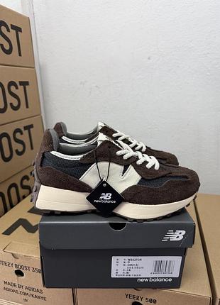 Женские кроссовки new balanсe 327 brown/121биленс 327 коричневые 36 37 38 39 40