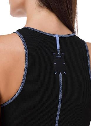 Оригінальний топ майка в рубчик ic0 tank top mcq alexander mcqueen